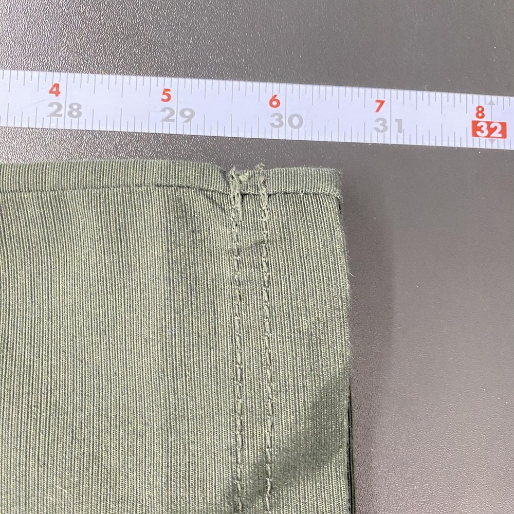 Lake & Trail Cargo Pants Mens 43x30 Green Elastic Waist Tear Resistant Workwear - Picture 15 of 16